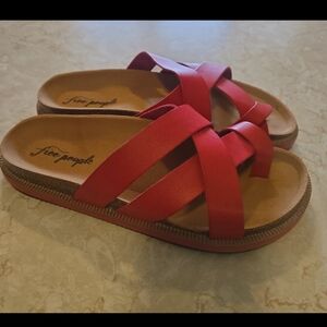 Free People Flame (Red) Ventura Strappy Sandals Size 41 (women's 10-11) New!